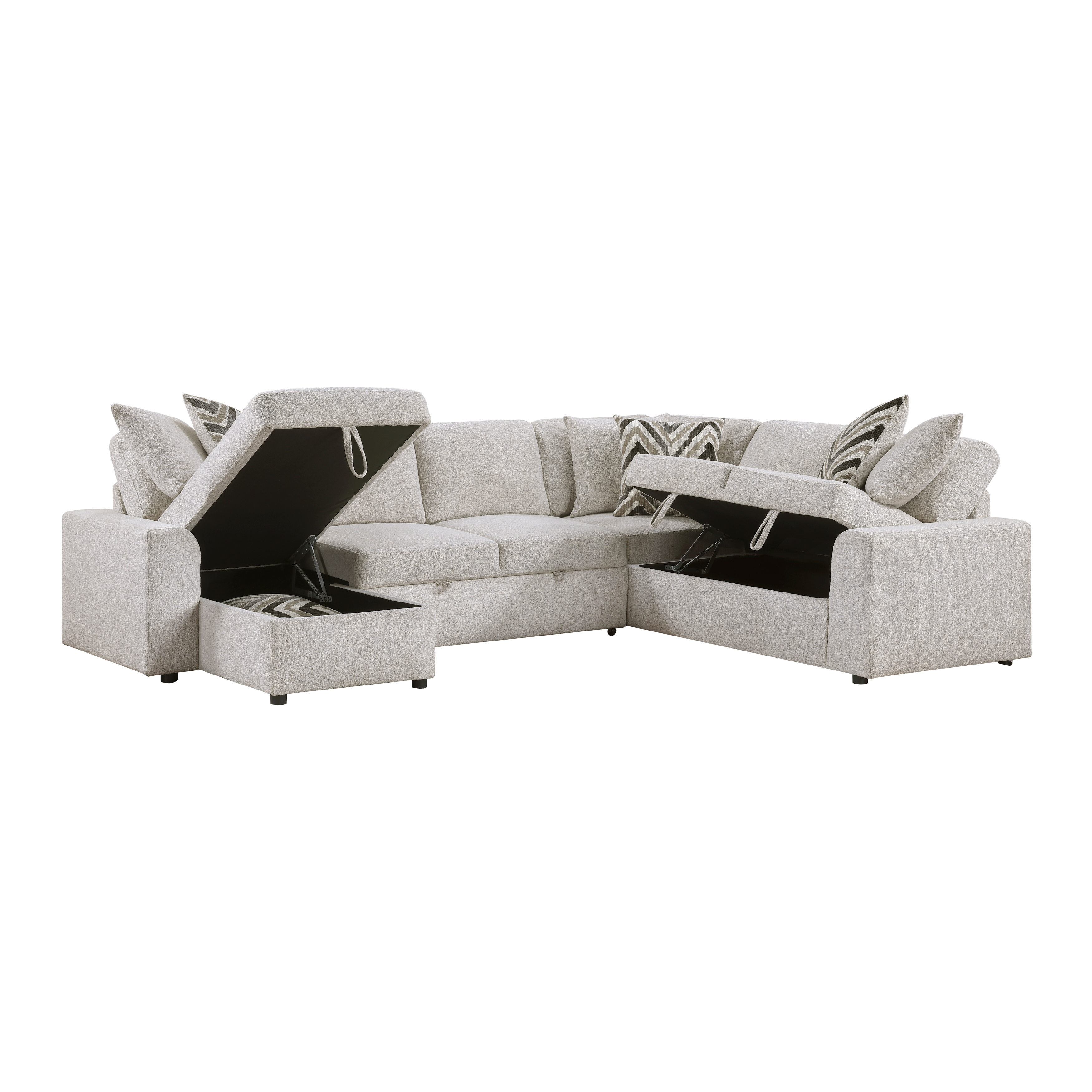 Homelegance Myrtle 3-Piece Sectional Sofa