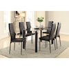 Homelegance Florian Dining Table, Glass Top