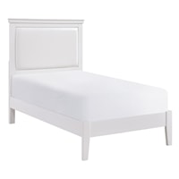 Transitional Twin Platform Bed