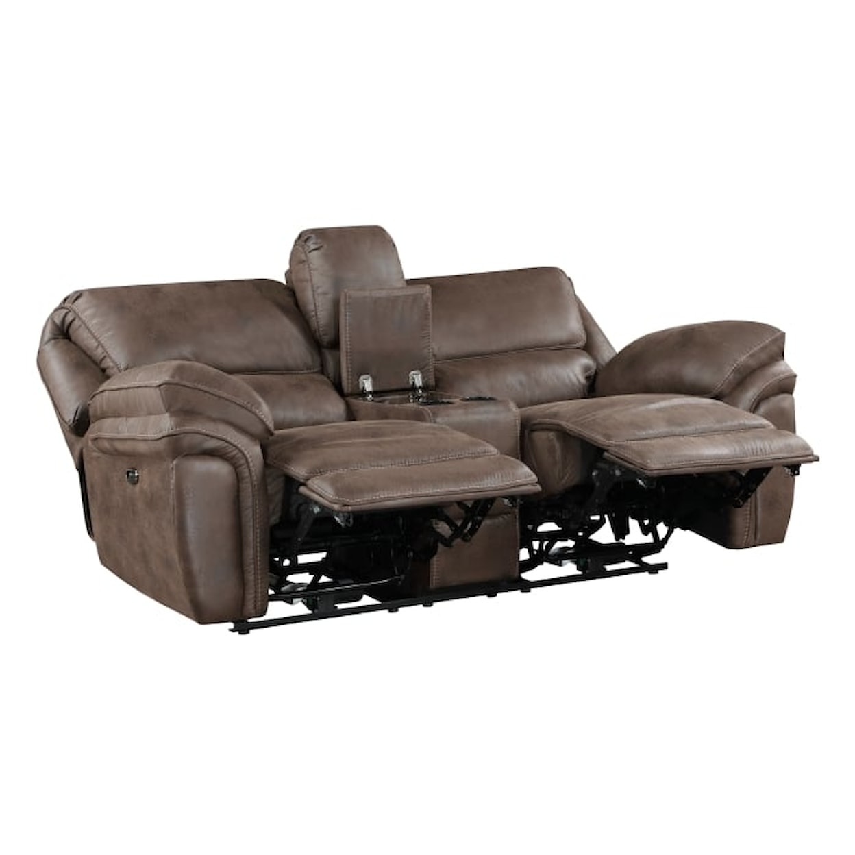 Homelegance Furniture Proctor Dual Power Reclining Loveseat