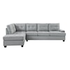 Homelegance Dunstan 2-Piece Reversible Sectional Sofa