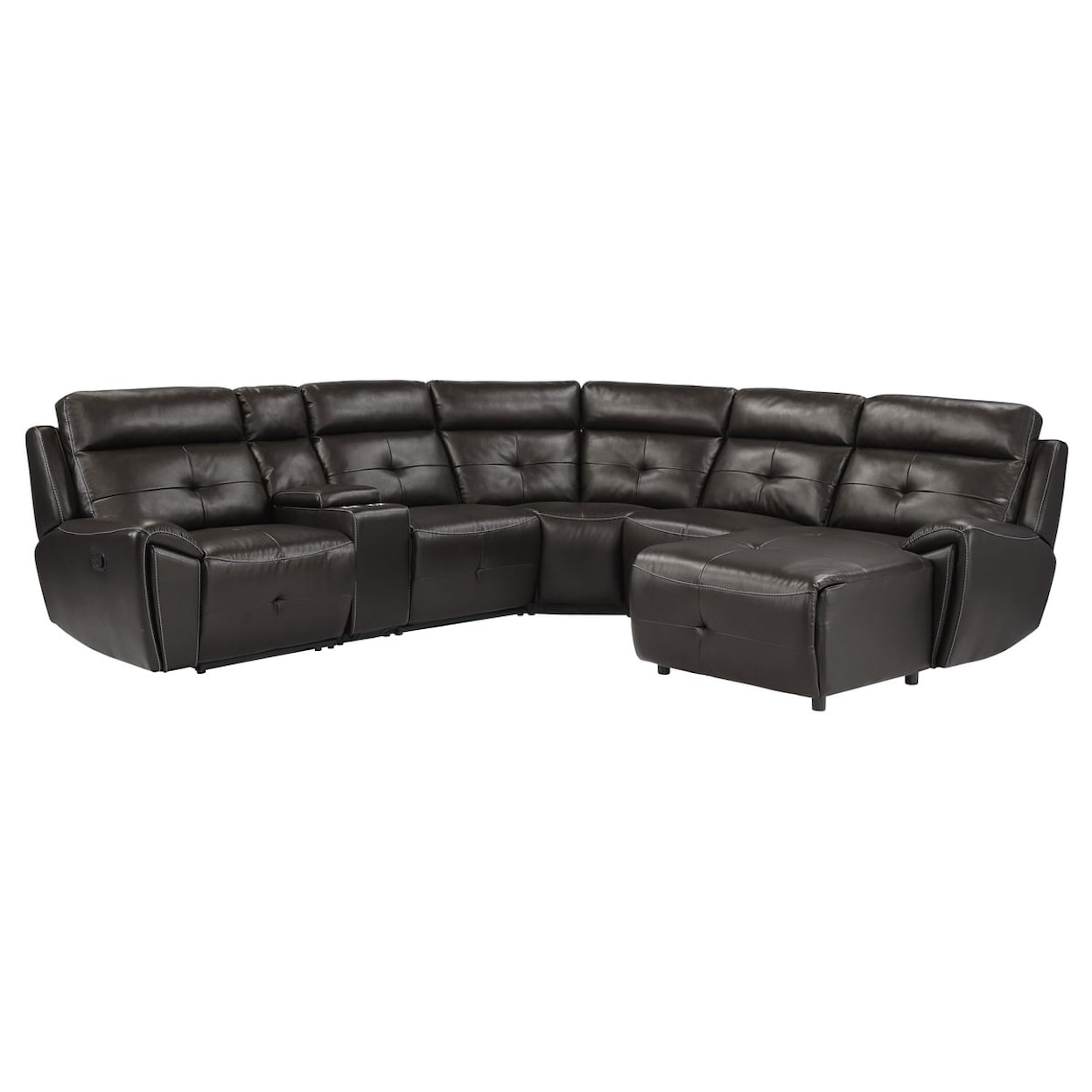 Homelegance Avenue 6-Piece Reclining Sectional