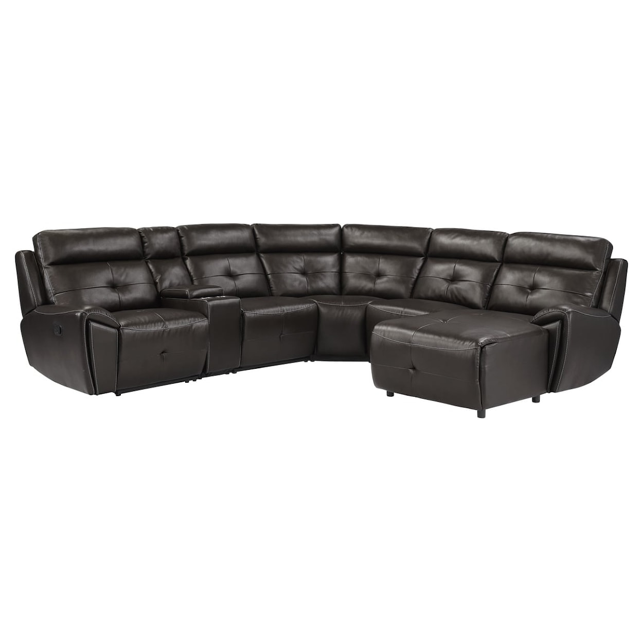 Homelegance Furniture Avenue 6-Piece Reclining Sectional