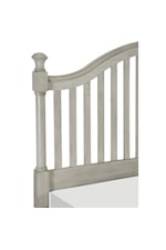 Homelegance Mossbrook Farmhouse California King Spindle Bed with Arched Headboard