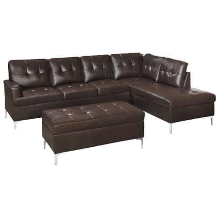 3-Piece Sectional Sofa