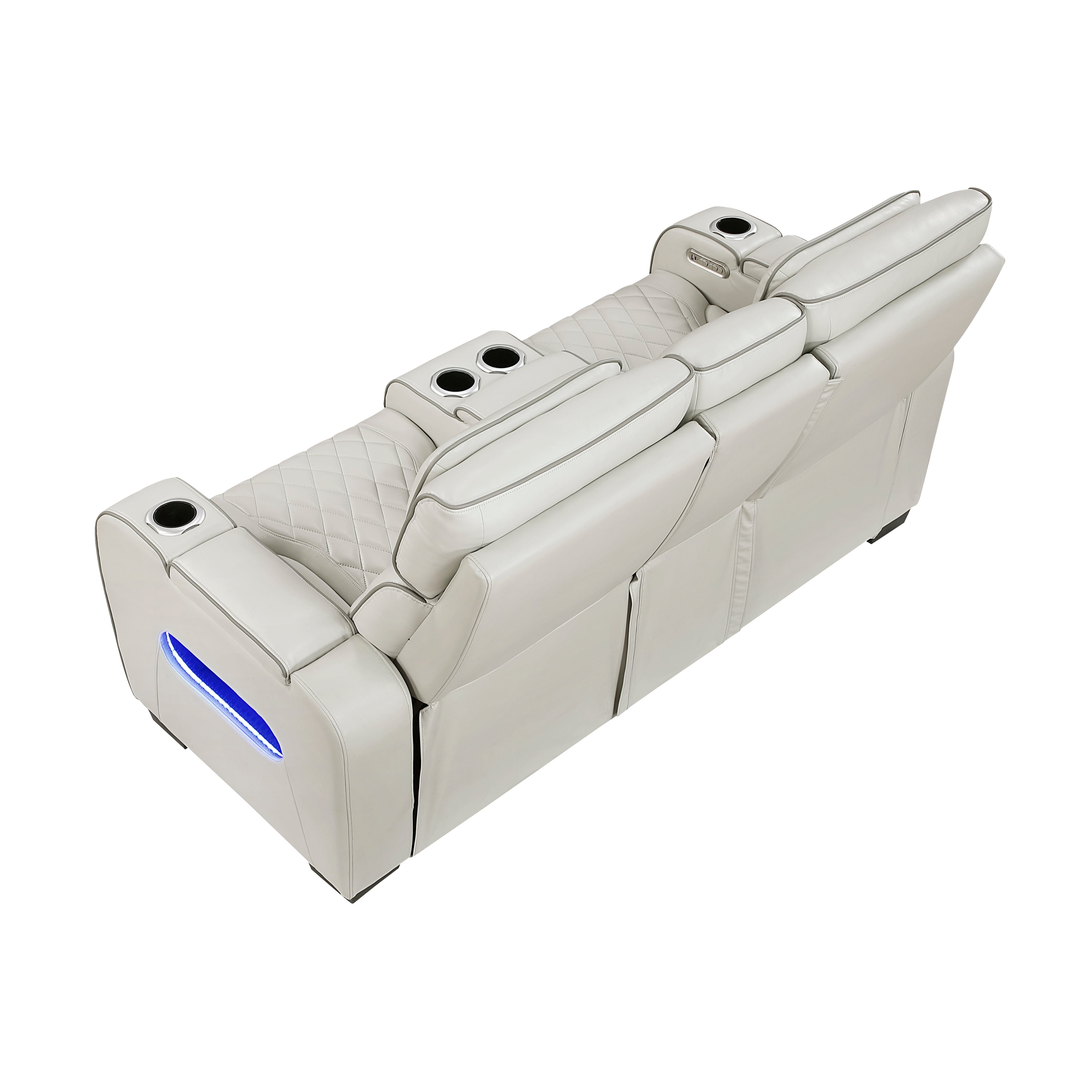 Homelegance Fairway Dual Power Reclining Loveseat