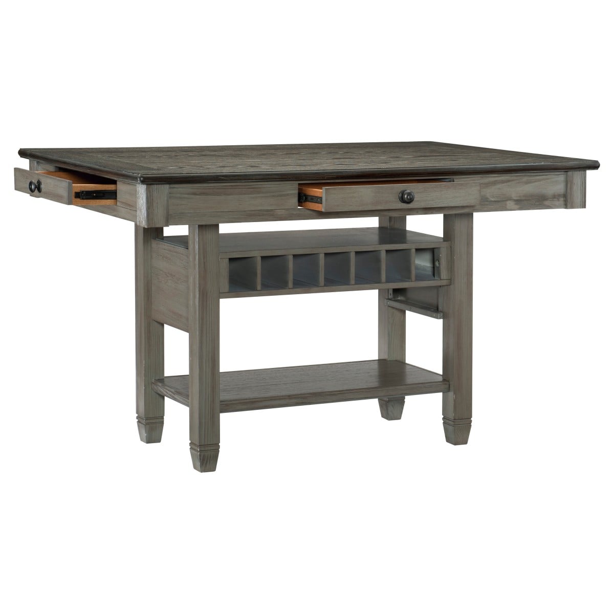 4-Drawer Counter-Height Dining Table