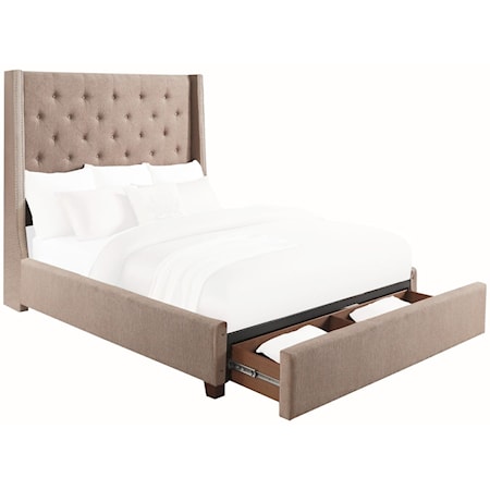 CA King  Bed with Storage FB