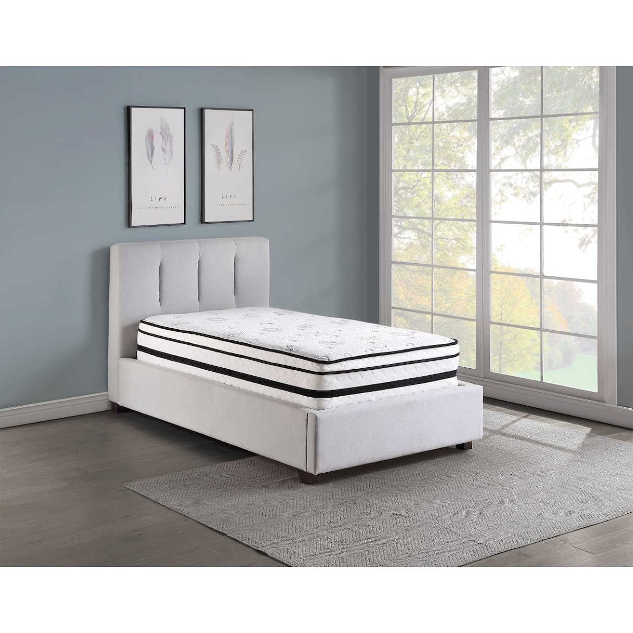 Homelegance Vela 12" Twin Hybrid Mattress