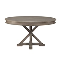 Transitional Round Dining Table