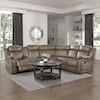 Homelegance Centeroak 3-Piece Reclining Sectional