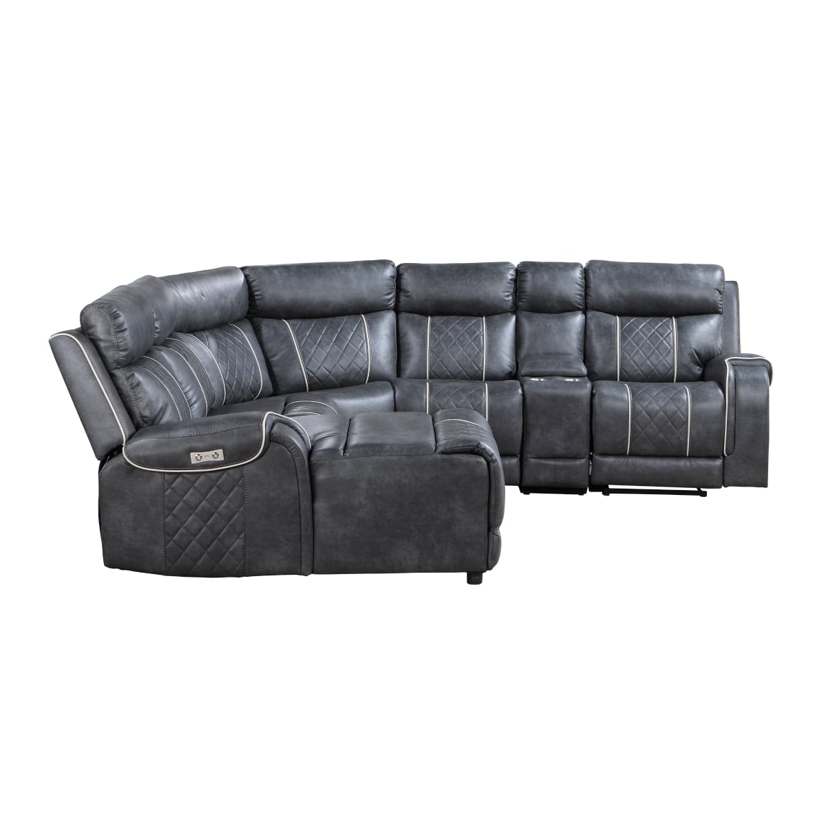 6-Piece Modular Power Reclining Sectional