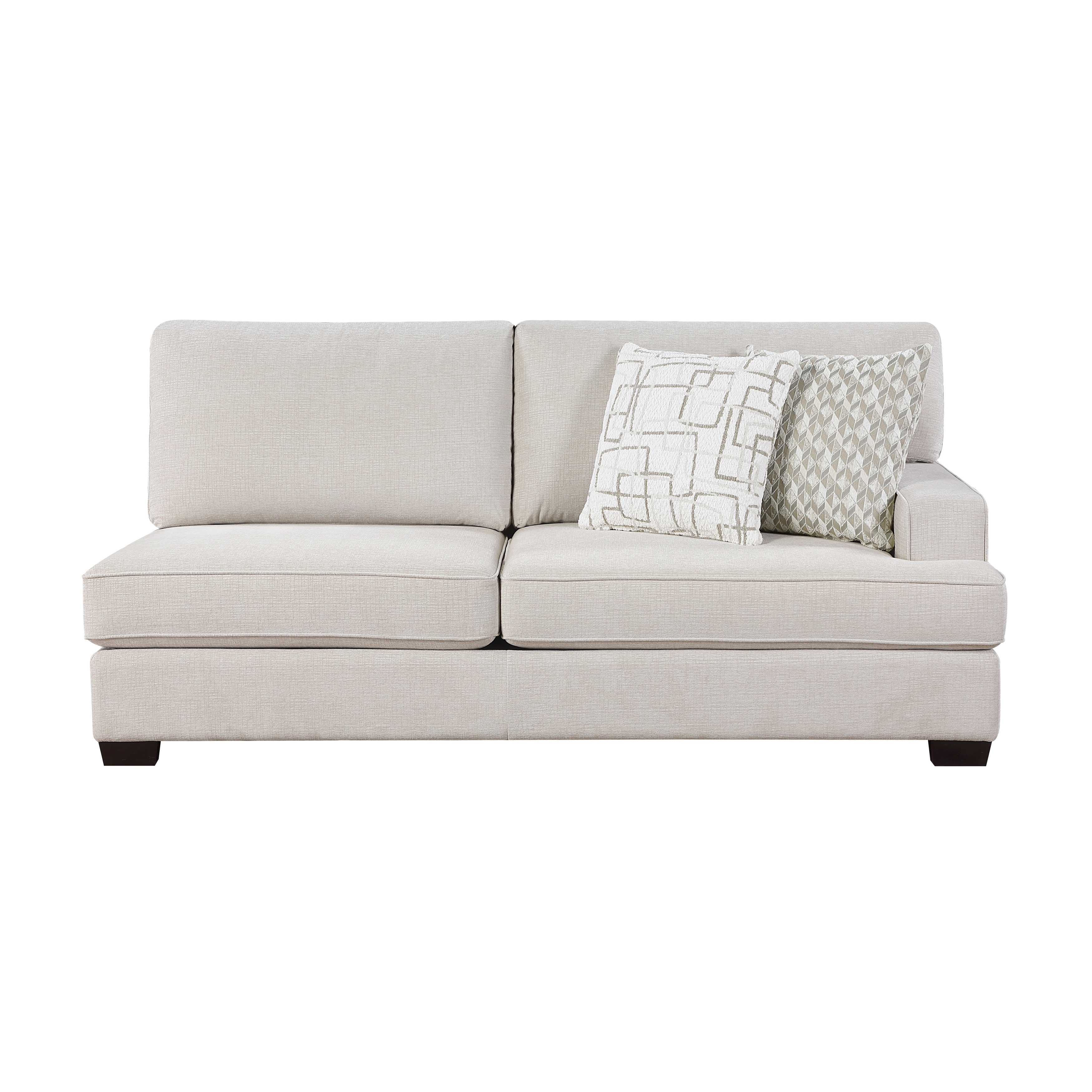 Homelegance Livia 4-pc. L-Shape Sectional Sofa w/Ottoman