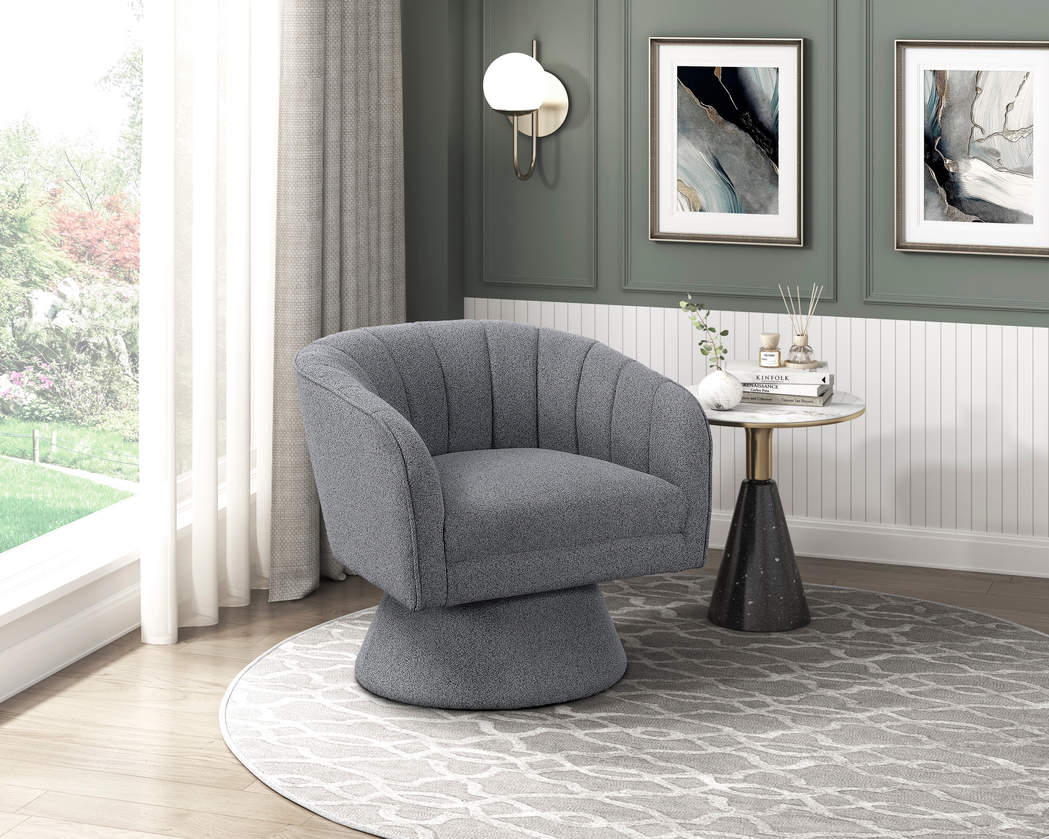 Homelegance Eve Swivel Chair