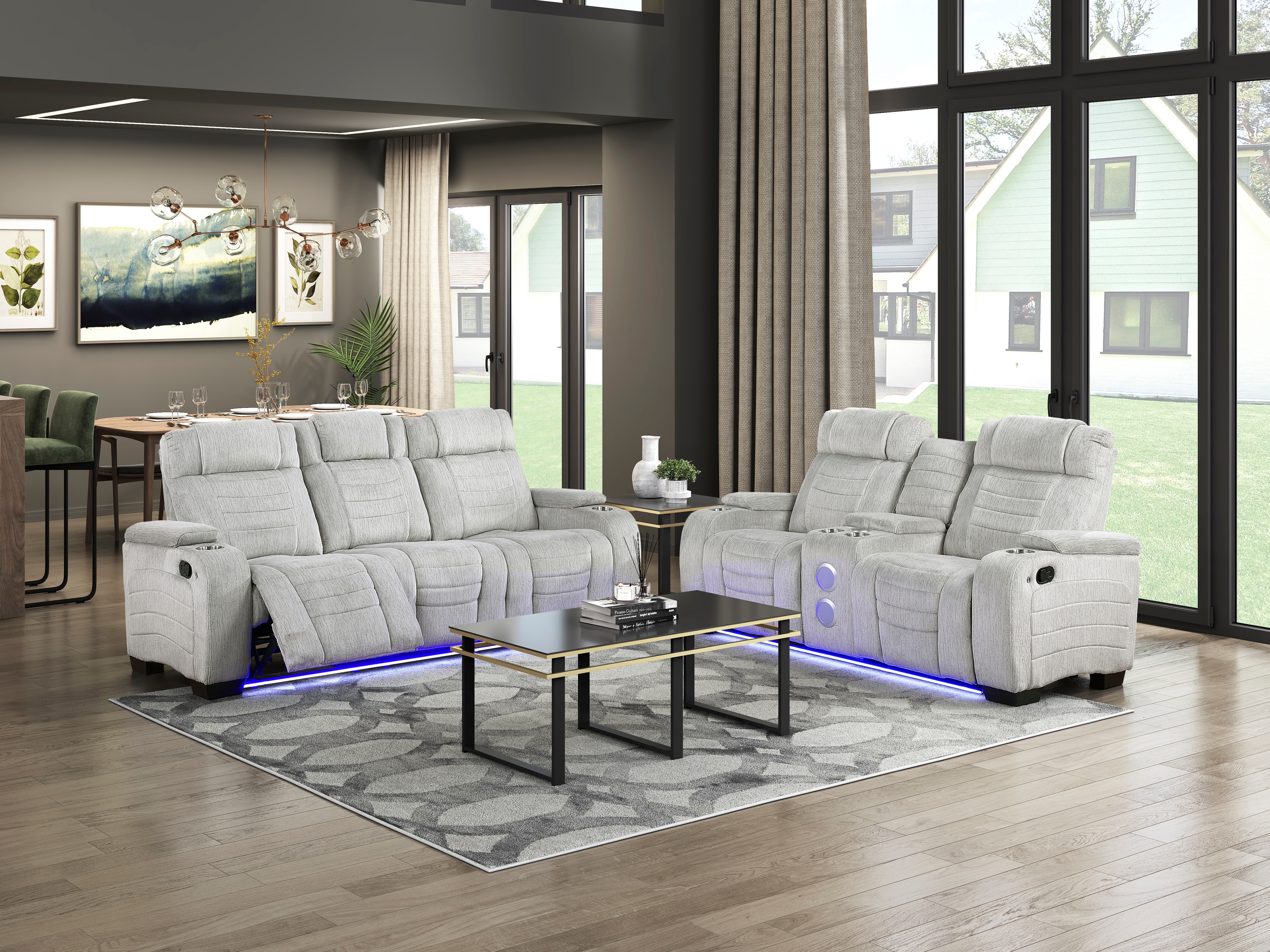 2-Piece Manual Reclining Living Room Set