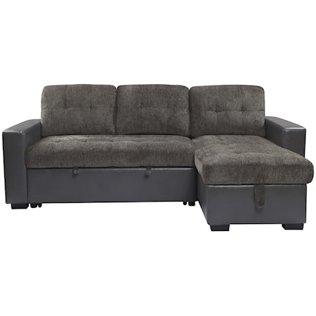 2-Piece Reversible Sectional Sofa
