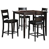 Homelegance Griffin 5Pc Counter Height Table and Chair Set