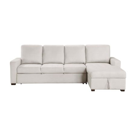 2-pc. Sectional w/Reversible Storage Chaise