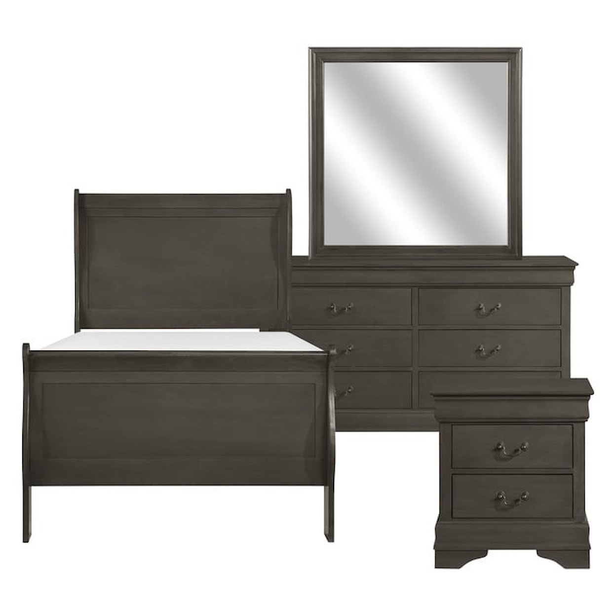 Homelegance Furniture Mayville 4-Twin Bedroom Set