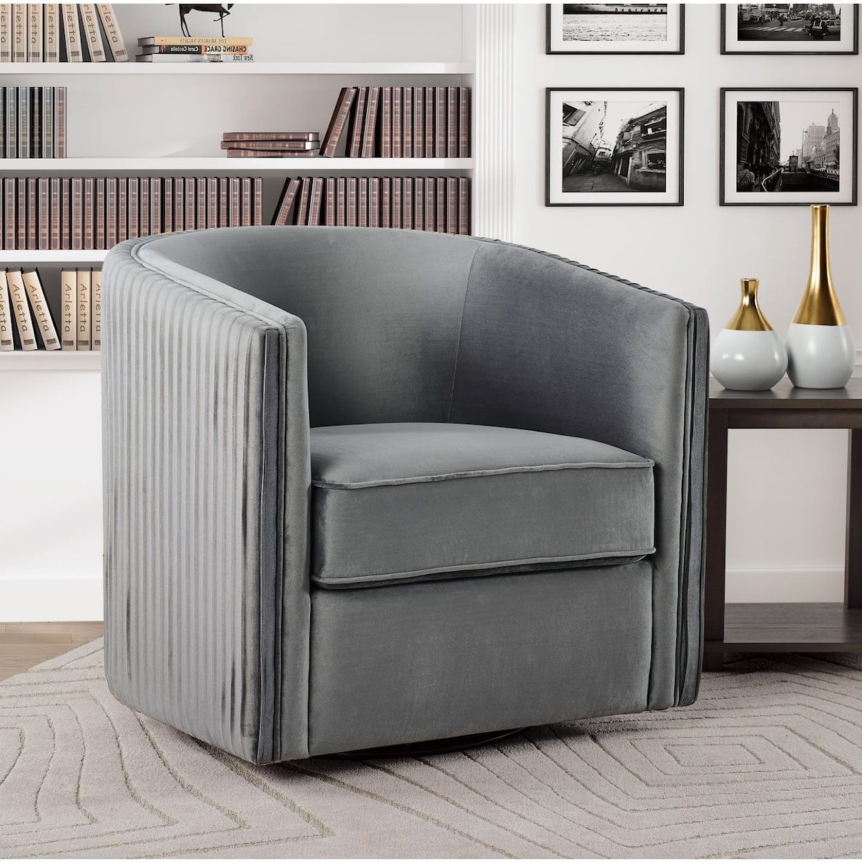 Homelegance Furniture Cecily Swivel Chair