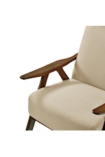 Homelegance Furniture Kalmar Mid-Century Modern Accent Chair with Wood Frame