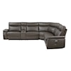 Homelegance Furniture Maroni 6-Piece Modular Power Reclining Sectional