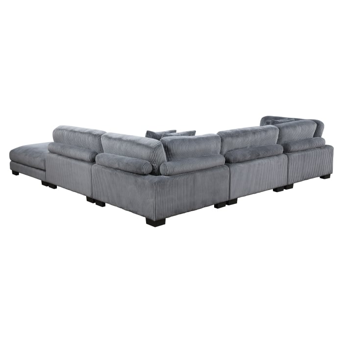 5-Piece Sectional Sofa with Ottoman