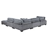 Homelegance Furniture Traverse 5-Piece Modular Sectional with Ottoman