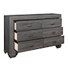 Homelegance Furniture Beechnut 6-Drawer Dresser