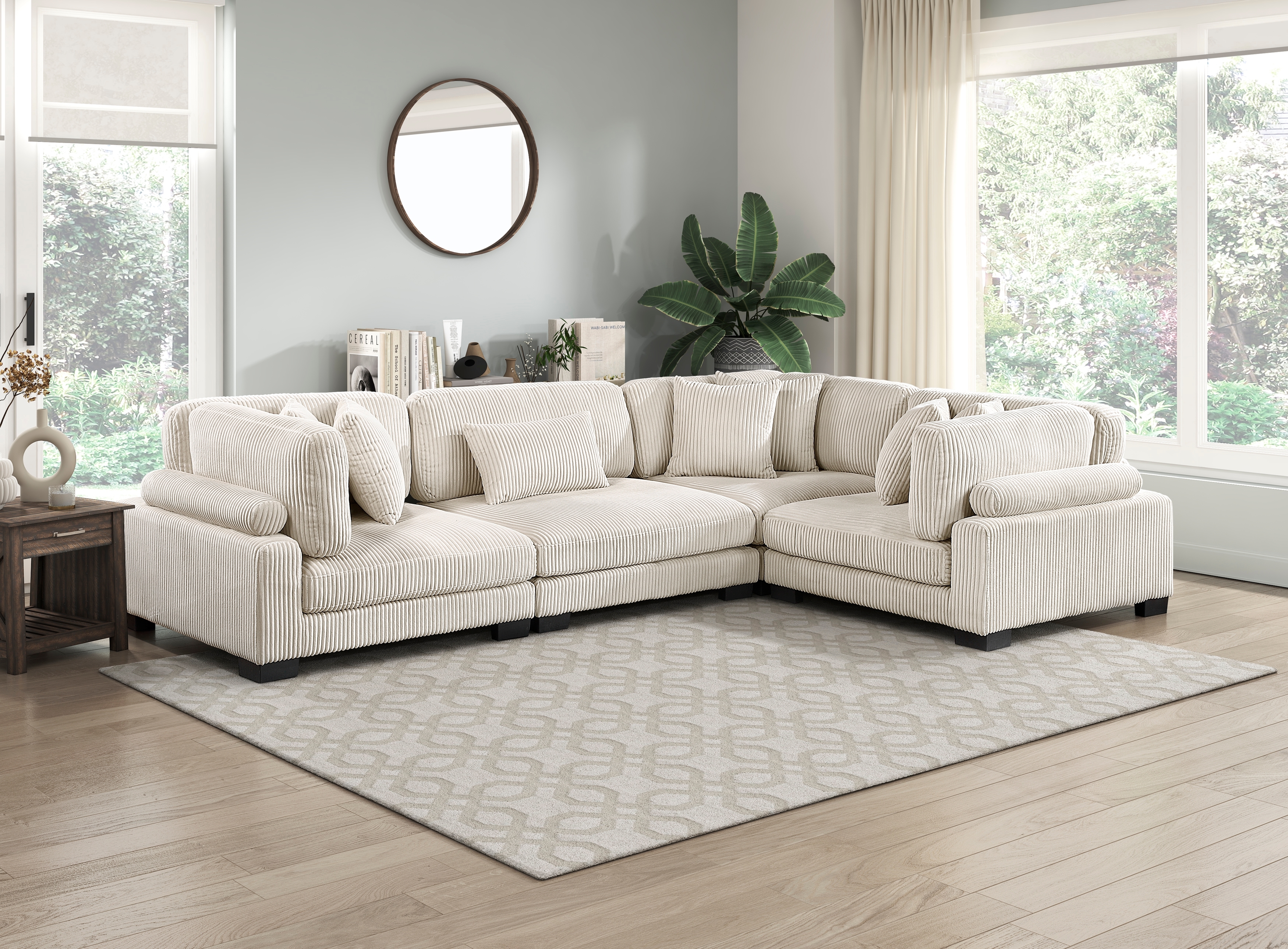 Homelegance Traverse 4-Piece Sectional Sofa