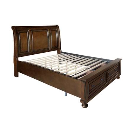 Queen Sleigh Storage Bed