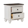 Homelegance Baylesford 2-Drawer Nightstand