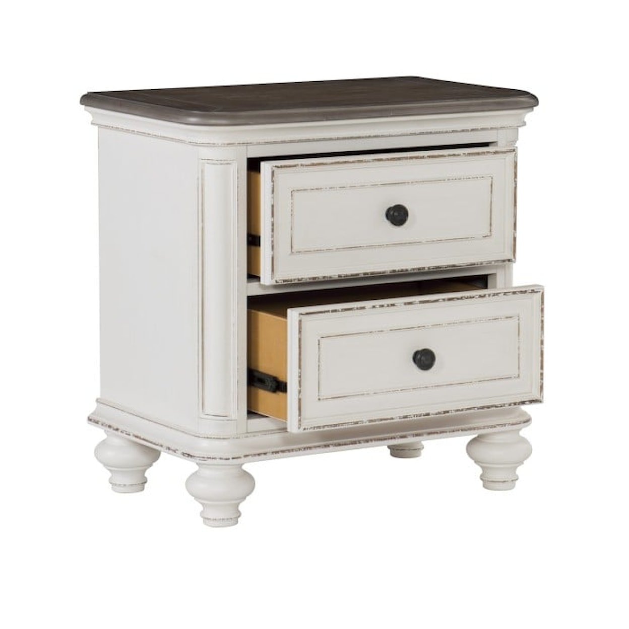 Homelegance Baylesford 2-Drawer Nightstand