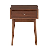 Mid-Century Modern End Table with Drawer