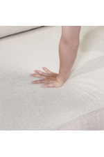 Homelegance Livia Contemporary 51" Square Accent Ottoman with Block Feet