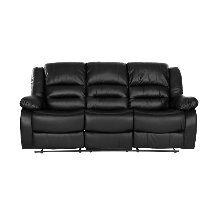 Jarita 8329BLK3 Casual Double Reclining Sofa American Furniture