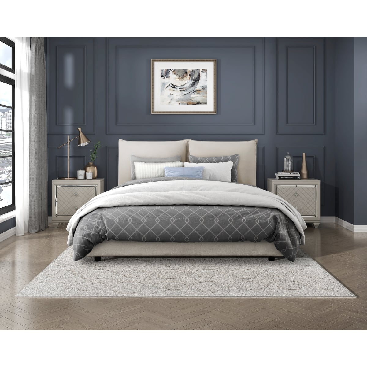 Homelegance Linna Queen Platform Bed
