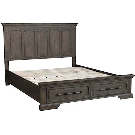 King  Bed with FB Storage