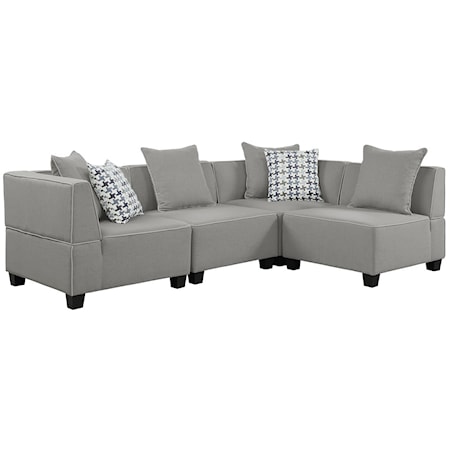 4-Piece Modular Sectional