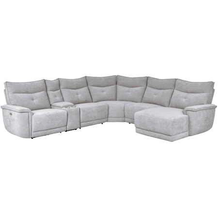 6-Piece Modular Power Reclining Sectional