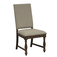 Traditional Side Chair with Nailhead Trim