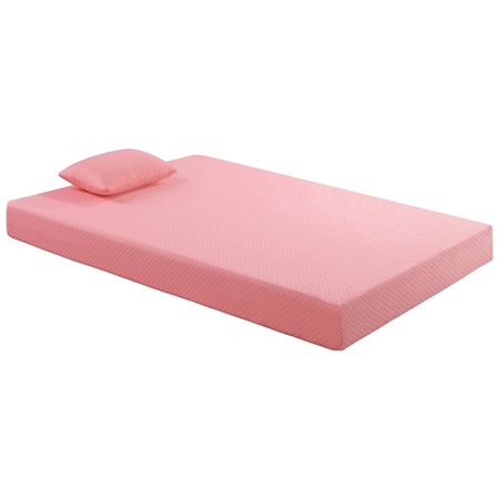 7" Full Memory Foam Mattress and Pillow Set