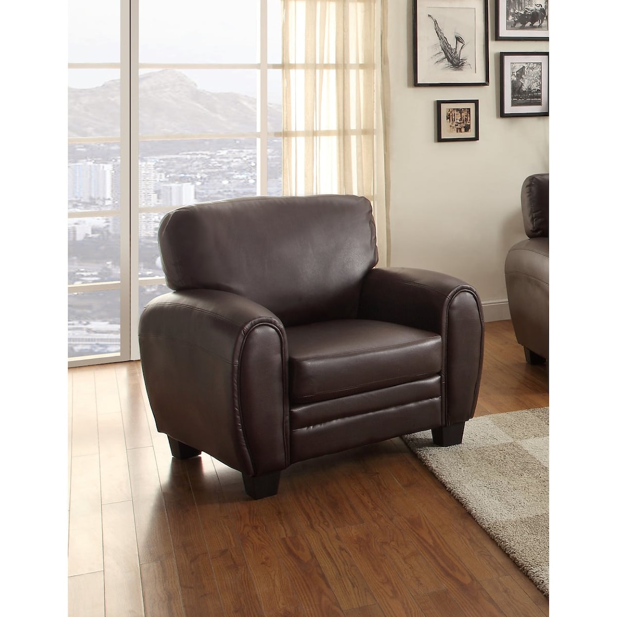 Homelegance Rubin Stationary Living Room Chair