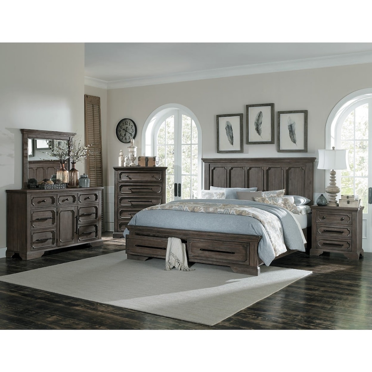 Homelegance Toulon King  Bed with FB Storage