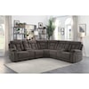 Homelegance Rosnay 3-Piece Reclining Sectional Sofa