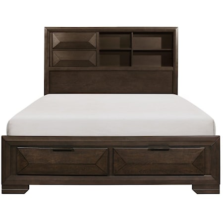 CA King  Bed with FB Storage