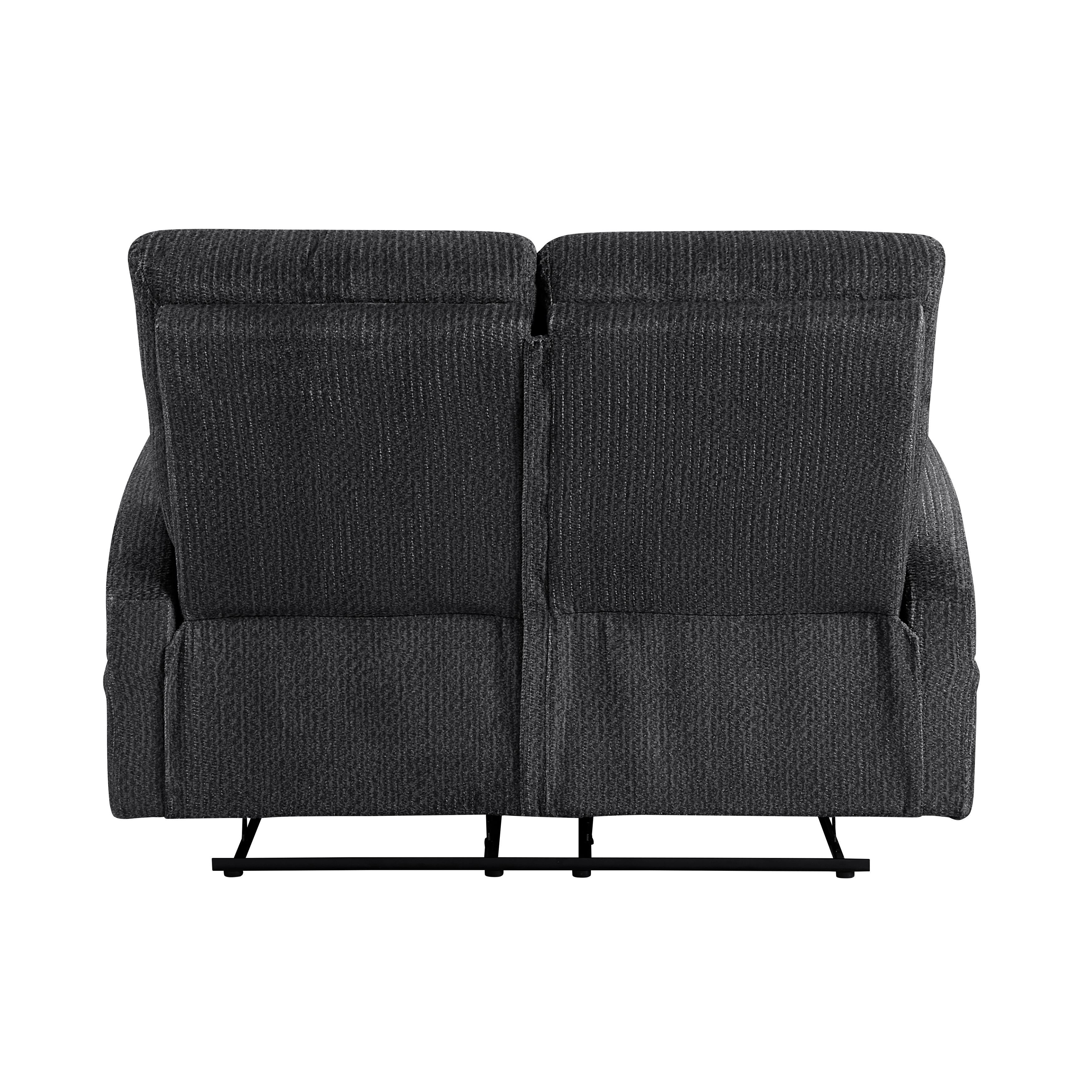 Homelegance Allen Fabric Reclining Wall-Hugger Loveseat