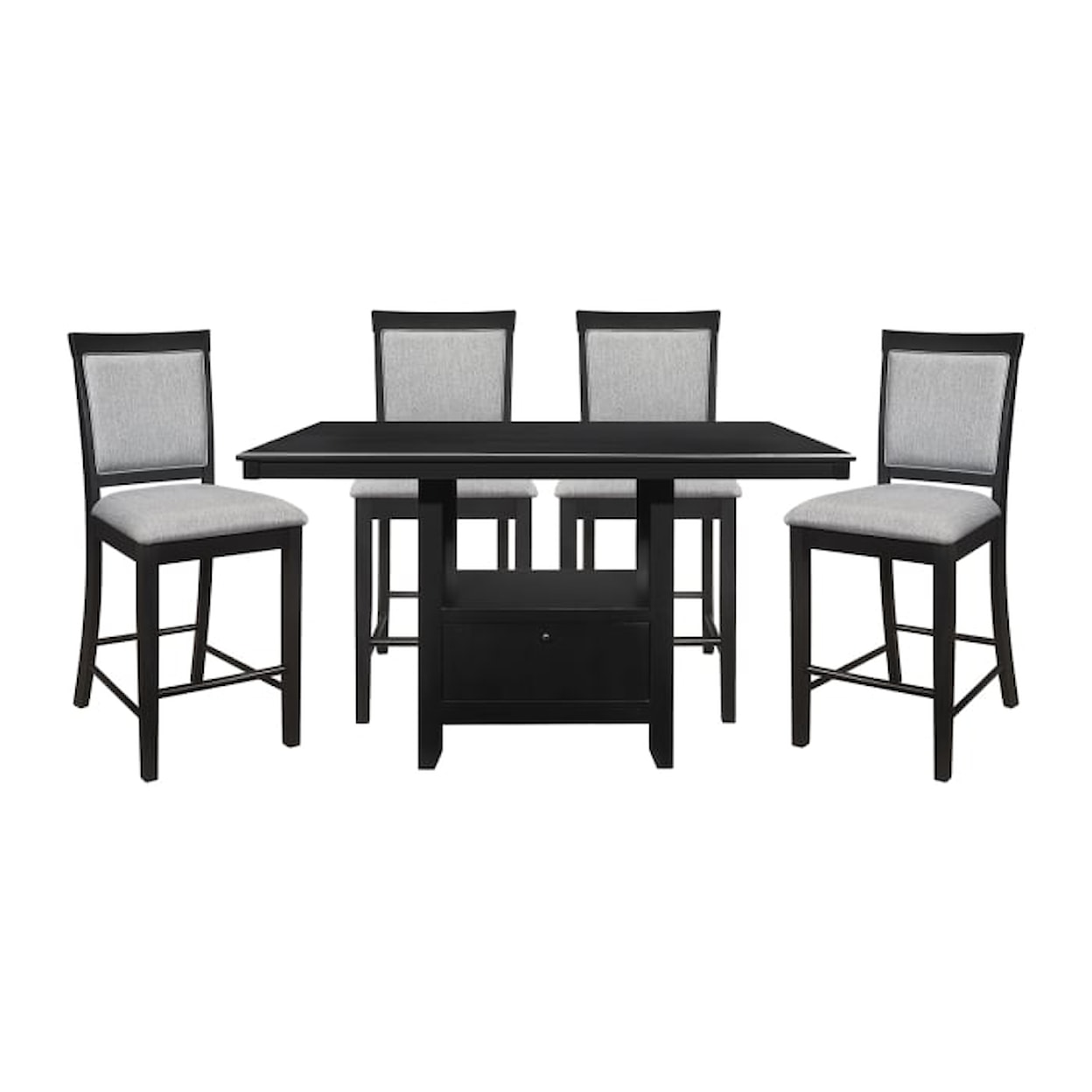 Homelegance Furniture Raven 5-Piece Dining Set