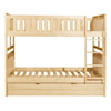 Homelegance Bartly Full/Full Bunk Bed with Twin Trundle