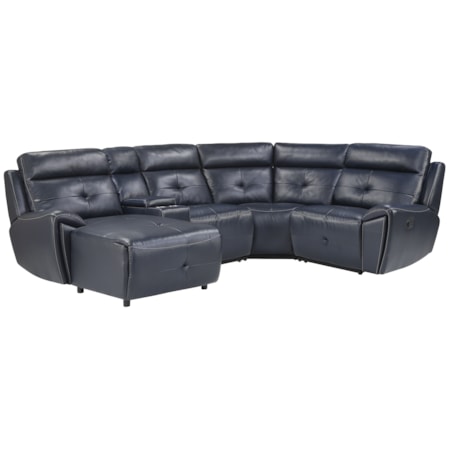 5-Piece Manual Reclining Sectional Sofa